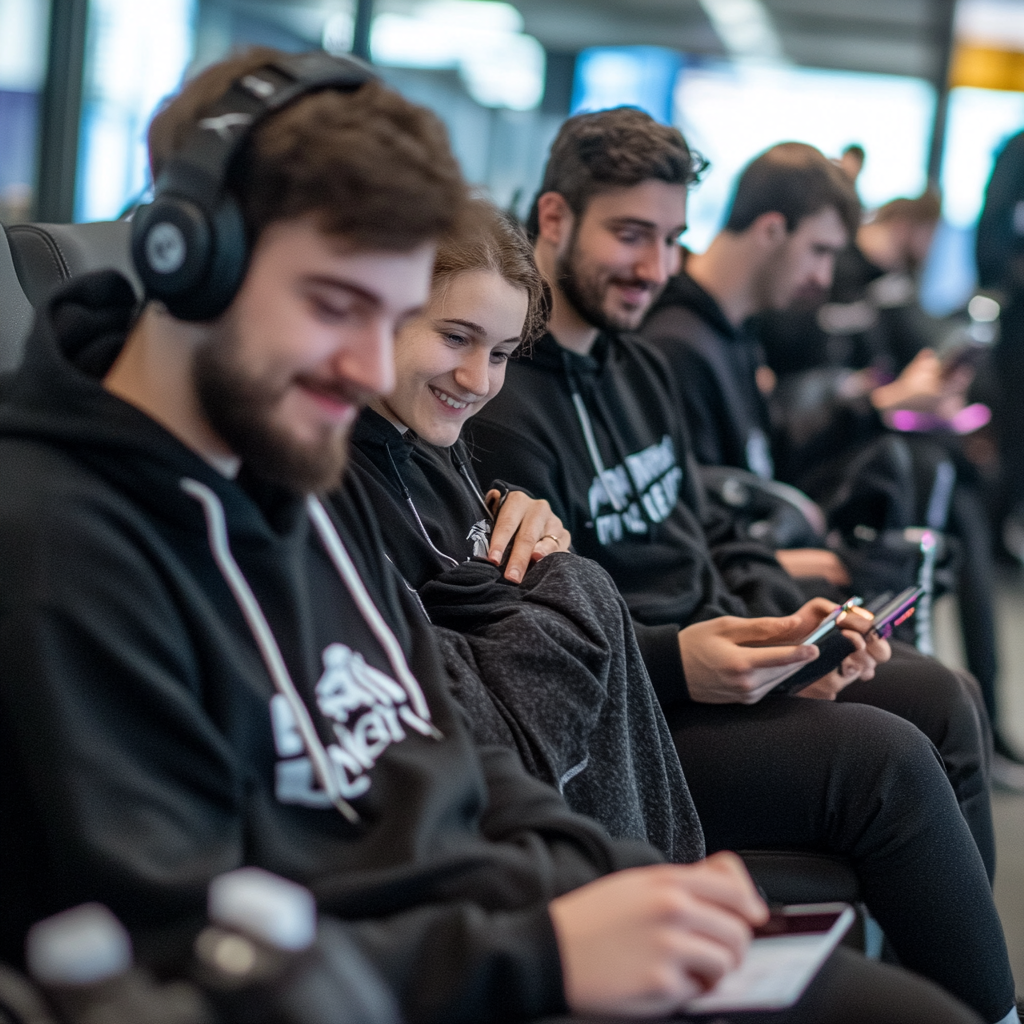 les équipes voyagent pour les grandes compétitions